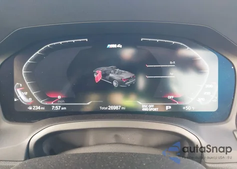 2022 BMW M4 Competition xDrive z USA, uszkodzony, nr VIN WBS33BA07NCK14982